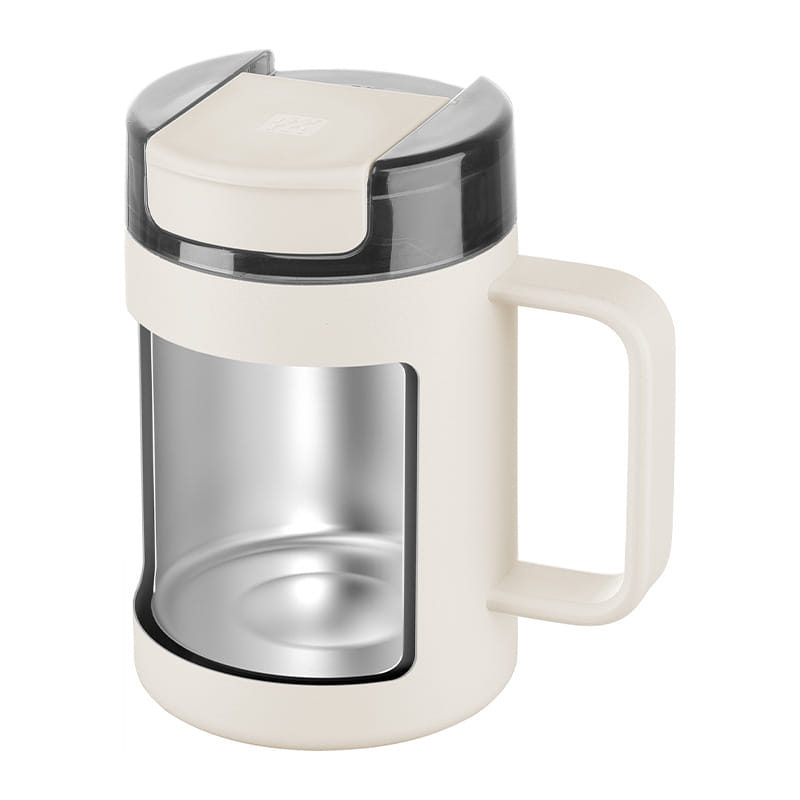แก้วน้ำสุญญากาศ พร้อมหูจับ ZWILLING THERMO PLUS 380 มล. สี CREAM N1034330N_5